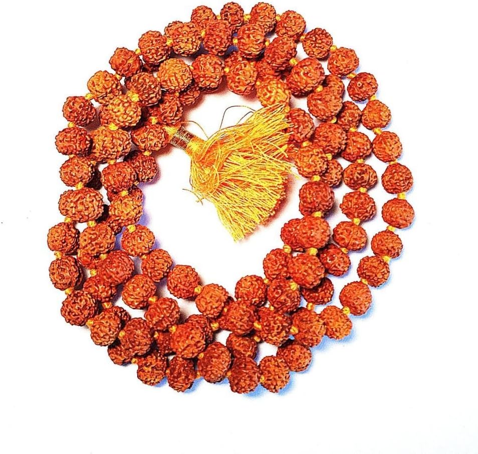 ANJALIKA Seven Mukhi Rudraksha Mala