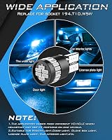 KATUR 194 LED Ultra Blue 12V Wedge Bulbs 24-SMD 3014 360° Plug N Play (4pcs) view 6