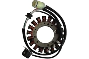 shamofeng Magneto Stator Coil for Yamaha Raptor 350 2004-2013/ Warrior 350 2002-2004, 5NF-81410-00-00, YFM350 YFM35 Raptor 350 Stator 2002 2003 2004 2005 2006-2013, 2002 2003 2004 Warrior 350 Stator