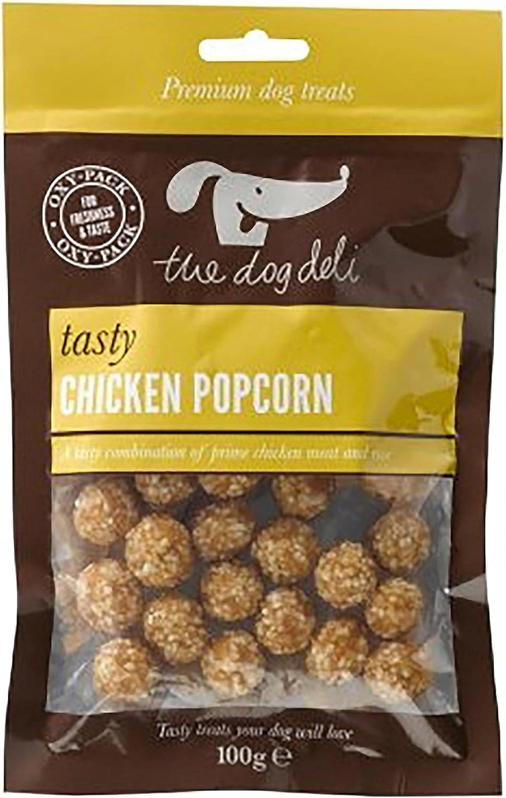 Petface The Dog Deli by Petface Chicken Popcorn, 100 g