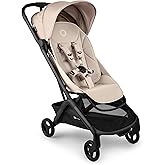 Bugaboo Butterfly 2 Ultra-Compact Travel Stroller One-Second Fold | Airplane carry-on approved, reclining seat, suspension wheels, adjustable footrest, Taupe
