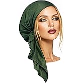 ShariRose Headscarves for Women Pre-tied Bandana Soft Cotton Head Wear Headcover Chemo Cancer Tichel Friendly over 30 Colors!