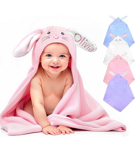 Woodland Animals Personalized Towel - Lillian Vernon