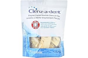 CLENZ-A-DENT Clenzadent Rawhide Chews for Dogs Large (30 ct)