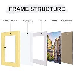 Vittanly 5x7 Picture Frames for Wall Set of