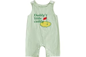 Baby Boy Jumpsuit Golf Outfit Sleeveless Overall Tank Romper Cart Infant Birthday Clothes Summer Bodysuit Shortalls