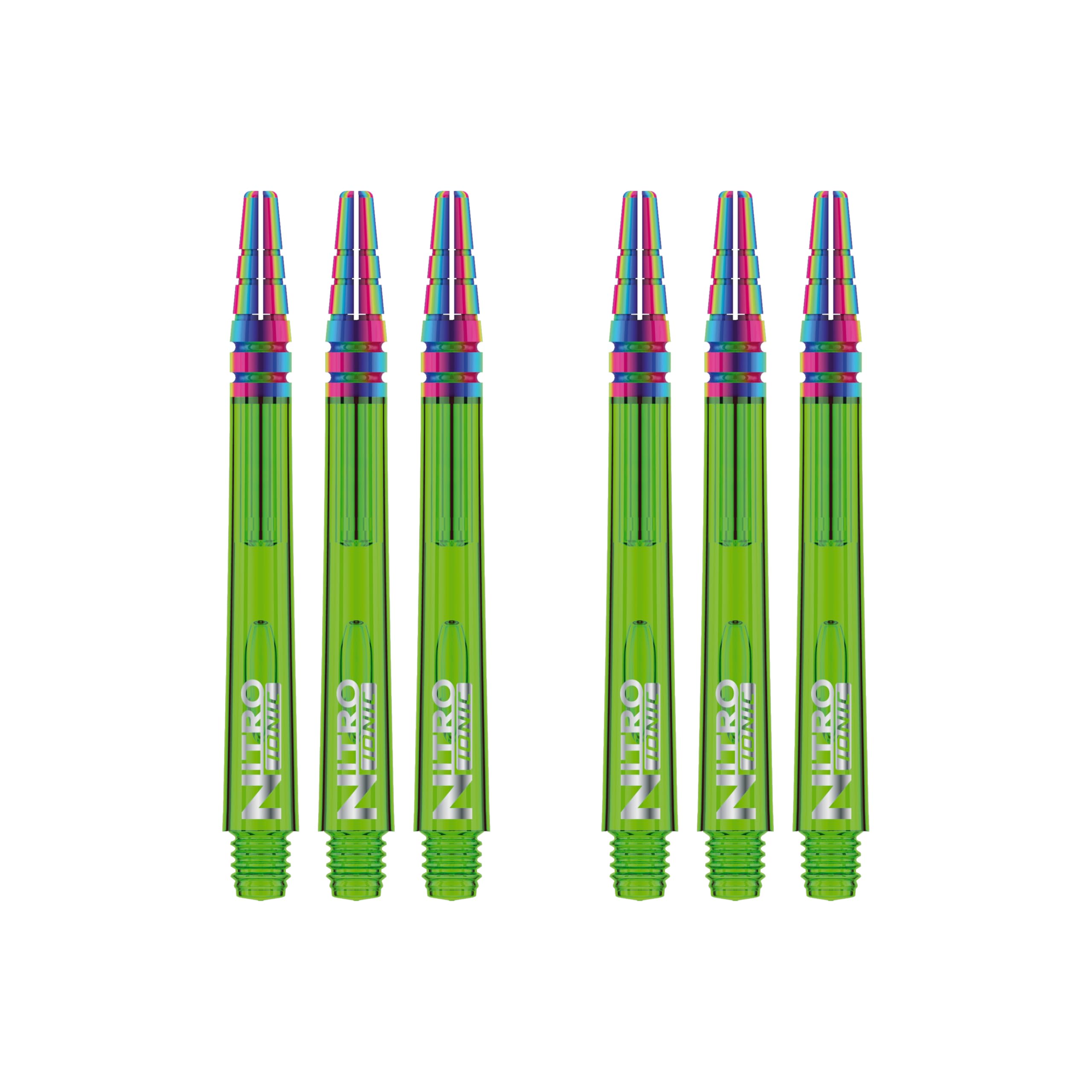 RED DRAGON Nitrotech Ionic Medium Stems - Green - 2 sets per pack (6 Stems in total)