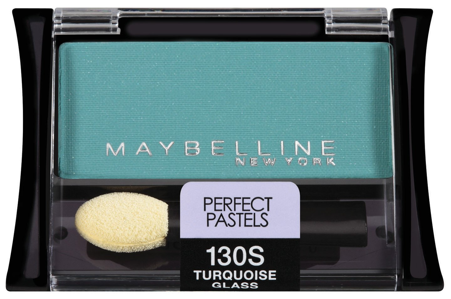 Maybelline New York Expert Wear Eyeshadow Singles, 130s Turquoise Glass Perfect Pastels, 0.09 Ounce