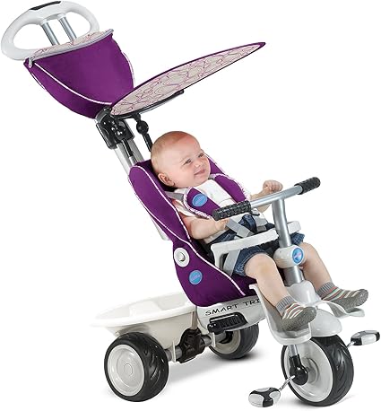 smart trike purple and white