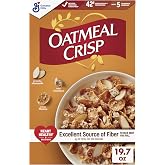 Oatmeal Crisp Heart Healthy Cereal, High Fiber, Whole Grain, 19.7 oz | 42g of Whole Grain per Serving, 6g Fiber per Serving, Almond &amp; Oat Clusters, Heart Healthy Breakfast or Snack Ingredient