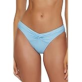 BECCA Women's Prima Twist Hipster Bikini Bottom, Cheeky Coverage, Swimwear Separates