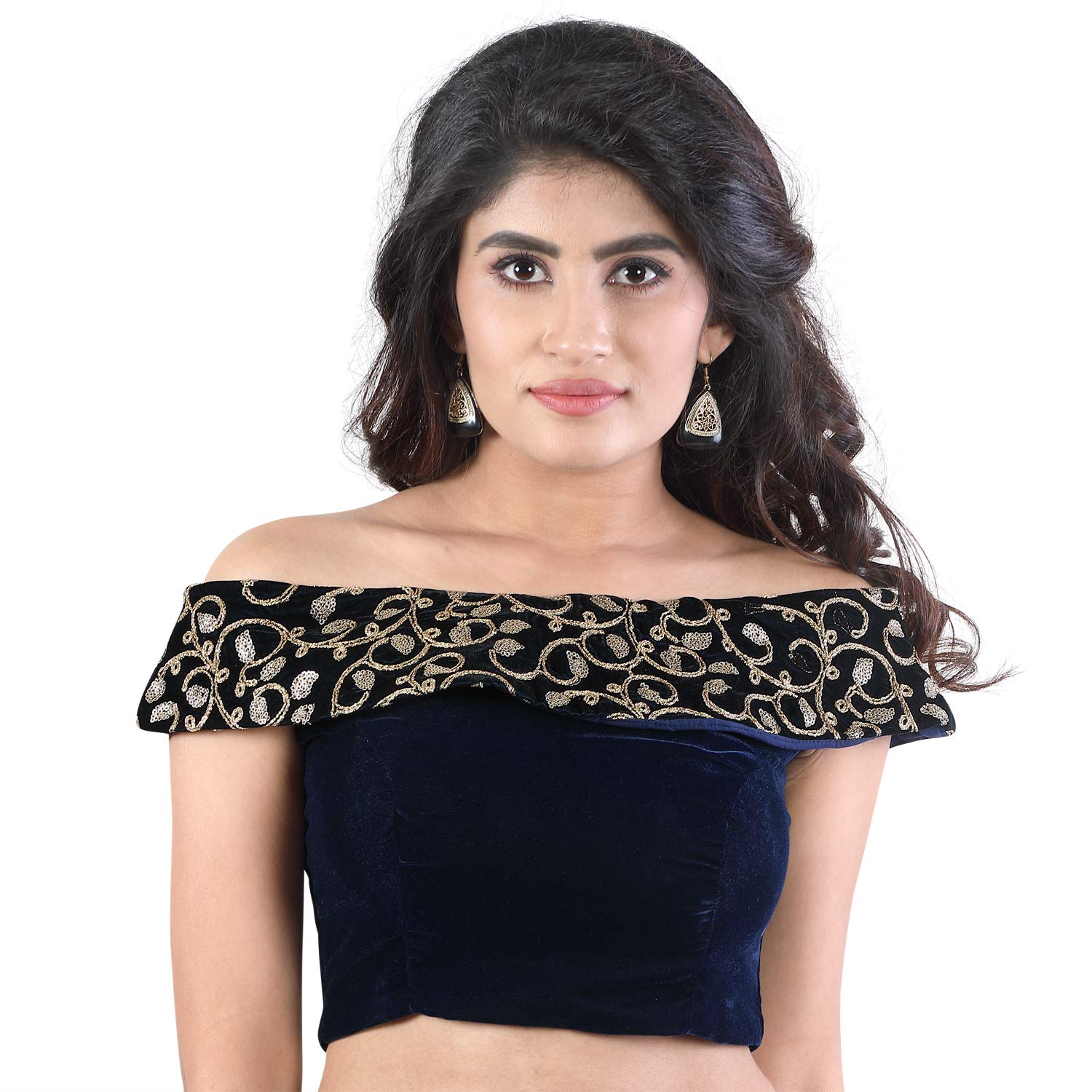 Off shoulder readymade blouse Clearance