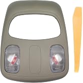SHISHISHUN UPGRADED Overhead Console Dome Map LED Reading Light Lamp Compatible with 2002-2010 Dodge Ram 1500 2500 3500 4500 5500 Replaces 1DK78BD1AA 1DK78TL2AA 56049706AD/AF