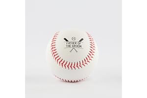 Buffalo BottleCraft Personalized Baseball- Groomsman Practice Baseball for The Best Man Personalized Baseball - Official Size- Custom Wedding Baseball Proposal Gift Ring Bearer Officiant