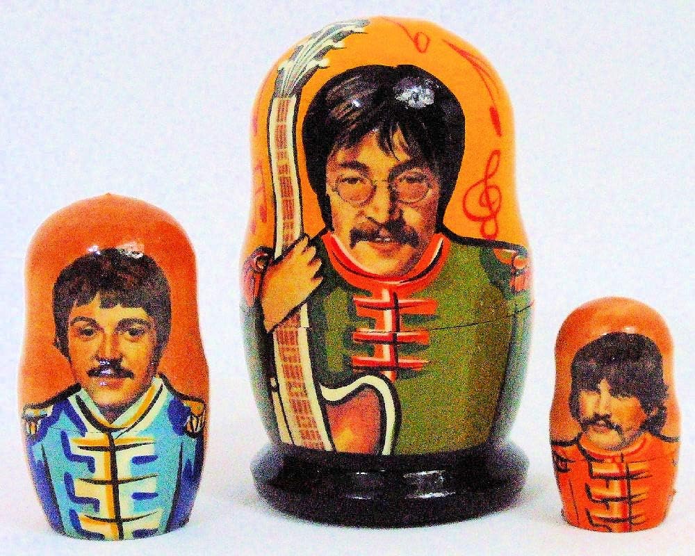 the beatles nesting dolls
