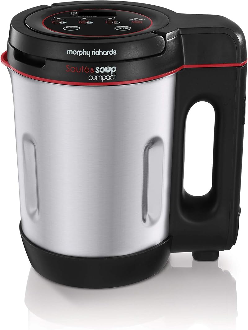 Morphy Richards 501027 Compact Saute & Soup Maker 900W 1L Stainless Steel