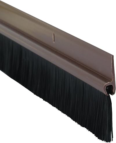 Stormguard 02SR0200838B 838mm Brown Door Brush Draught Excluder Seal Strip