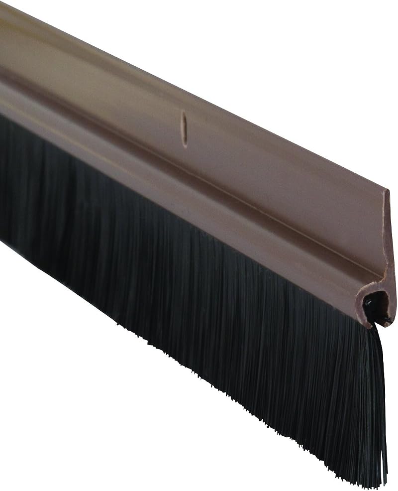 Stormguard 02SR0200838B 838mm Brown Door Brush Draught Excluder Seal Strip