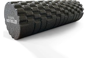 The Original Body Roller - High Density Foam Roller Massager for Deep Tissue Massage of The Back and Leg Muscles - Self Myofascial Release of Painful Trigger Point Muscle Adhesions