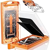 MRGLAS TOP 9H+ Glass 2+2 Packs for iPhone 17 Pro Max Privacy Screen Protector with Camera Lens Protector [Zero Bubble][10X Military Protection] 17 ProMax Tempered Glass Full Edge Coverage,Case-Friend