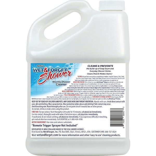 WET & FORGET VANILLA SCENT SHOWER CLEANER 1 GAL LIQUID