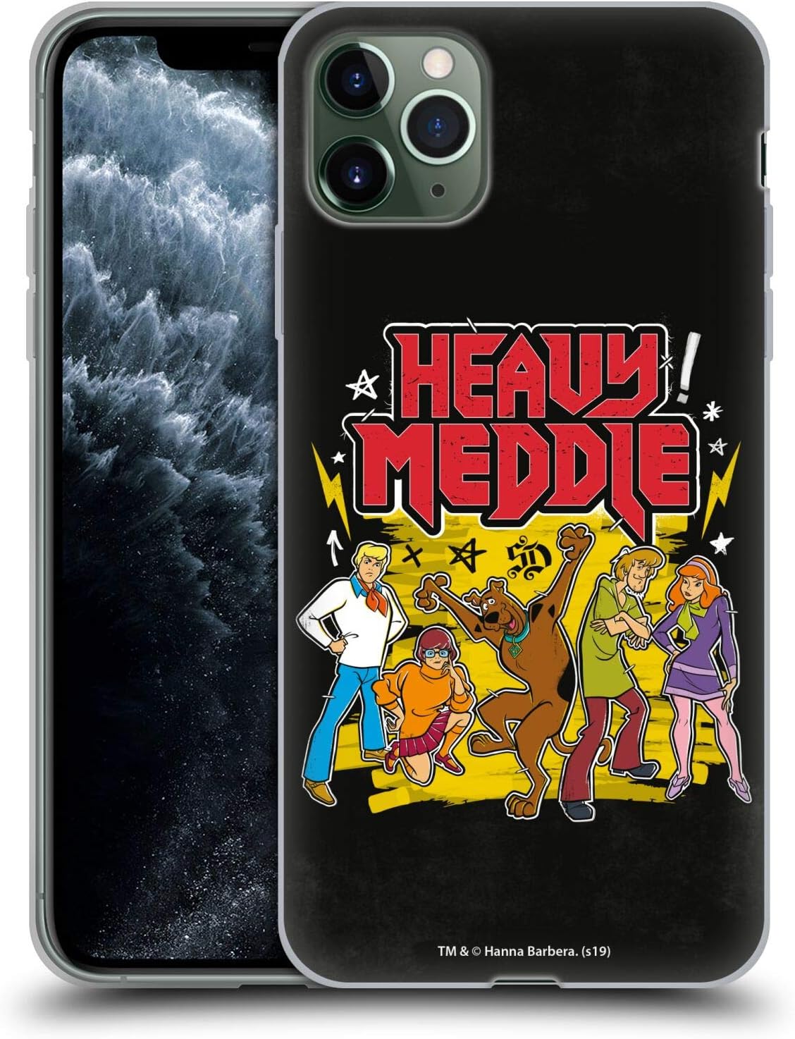 Head Case Designs Officially Licensed Scooby-Doo Heavy Meddle Mystery Inc. Soft Gel Case Compatible with Apple iPhone 11 Pro Max