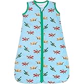 LollyBanks Sleep Sack, 100% Cotton Neutral Baby Sacks, 0.5 TOG Sleep Sacks Lightweight with 2-Way Zipper