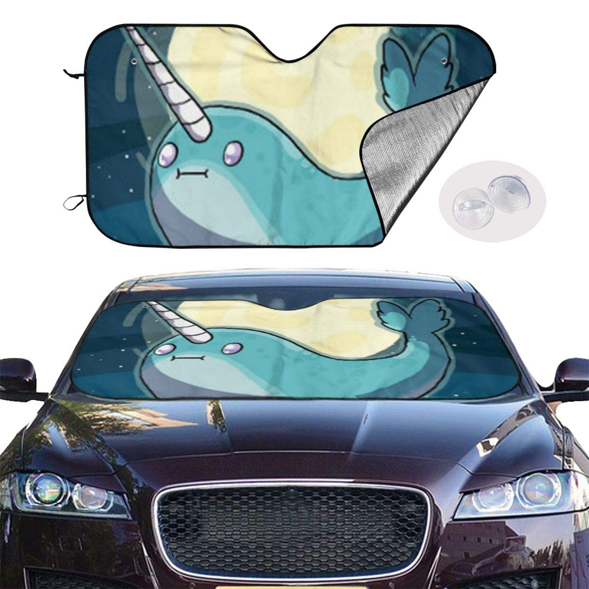 Sun Screen Front Window Sun Shade Fits Most Universal Family Cars
