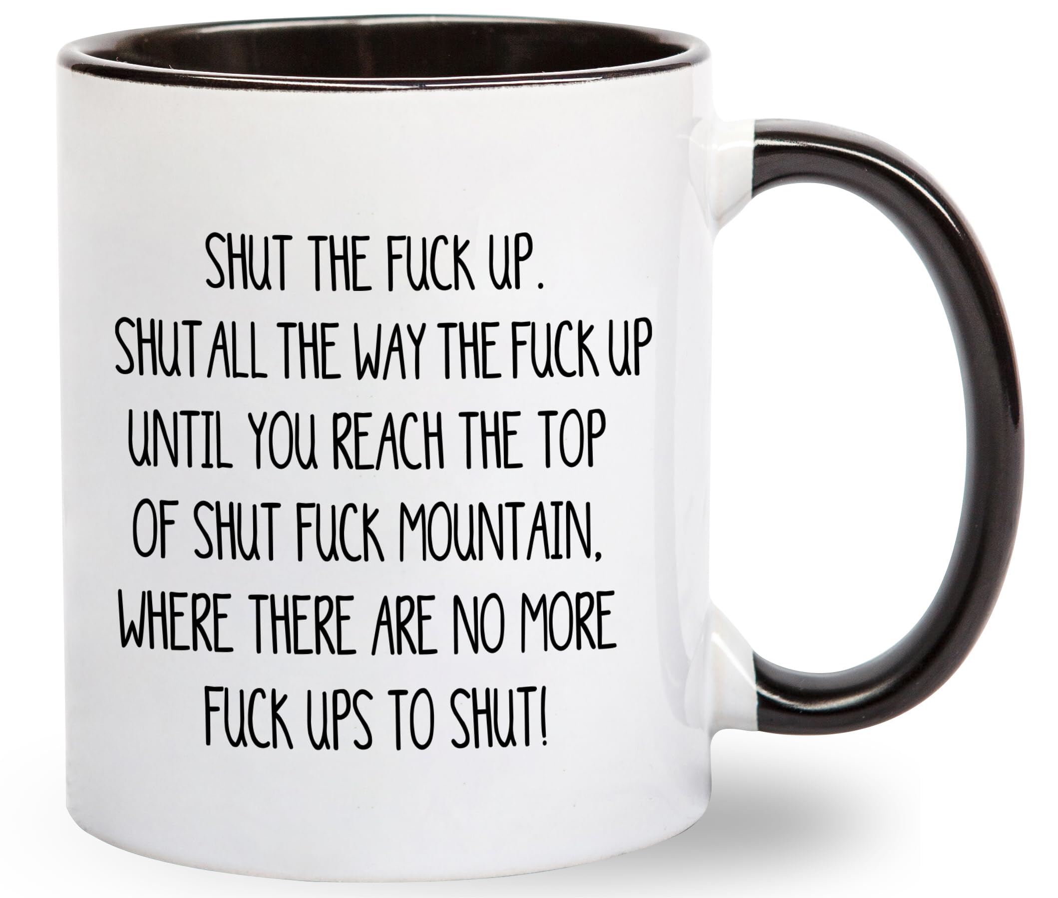 Photo 1 of 18+ ADULT coffee mug****
Shut The Fuck Up Swear Coffee Mug - Funny Fuck Mountain Gag Gift Idea for Men or Women - Hilarious Birthday Present for Best Friend Girlfriend Boyfriend - Inappropriate Humor Gifts - 11 oz Novelty Cup