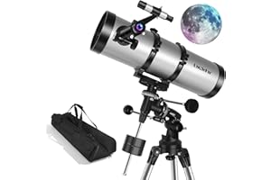 UncleHu 150EQ Newtonian Reflector Telescope for Adults High Powered, Professional Equatorial Telescopes for Adults Beginners 