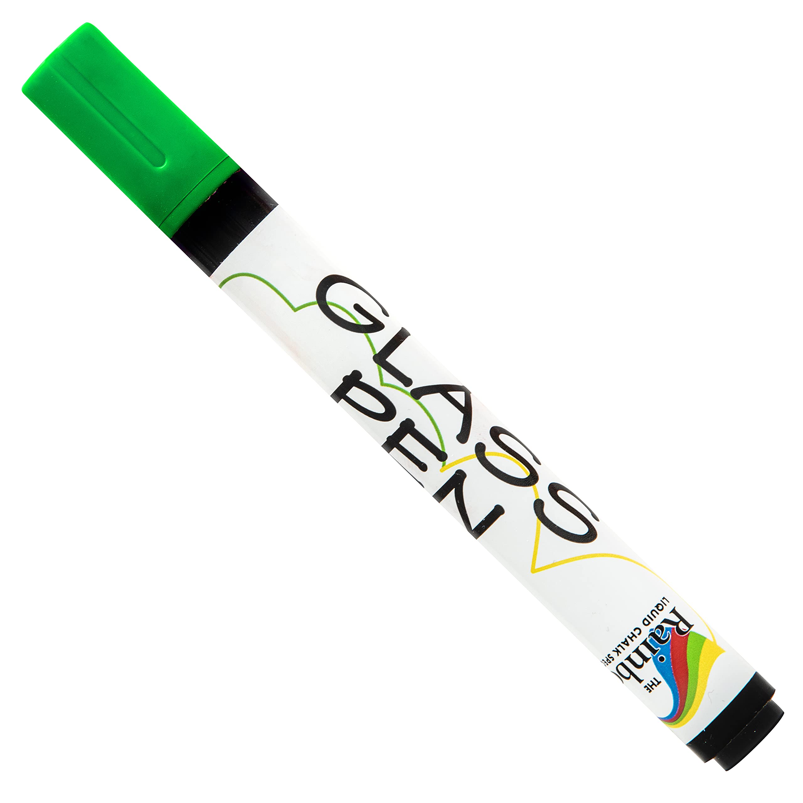 RAINBOW CHALK MARKERS LTD Glass Pen - 5mm Green For Writing on WINDOWS