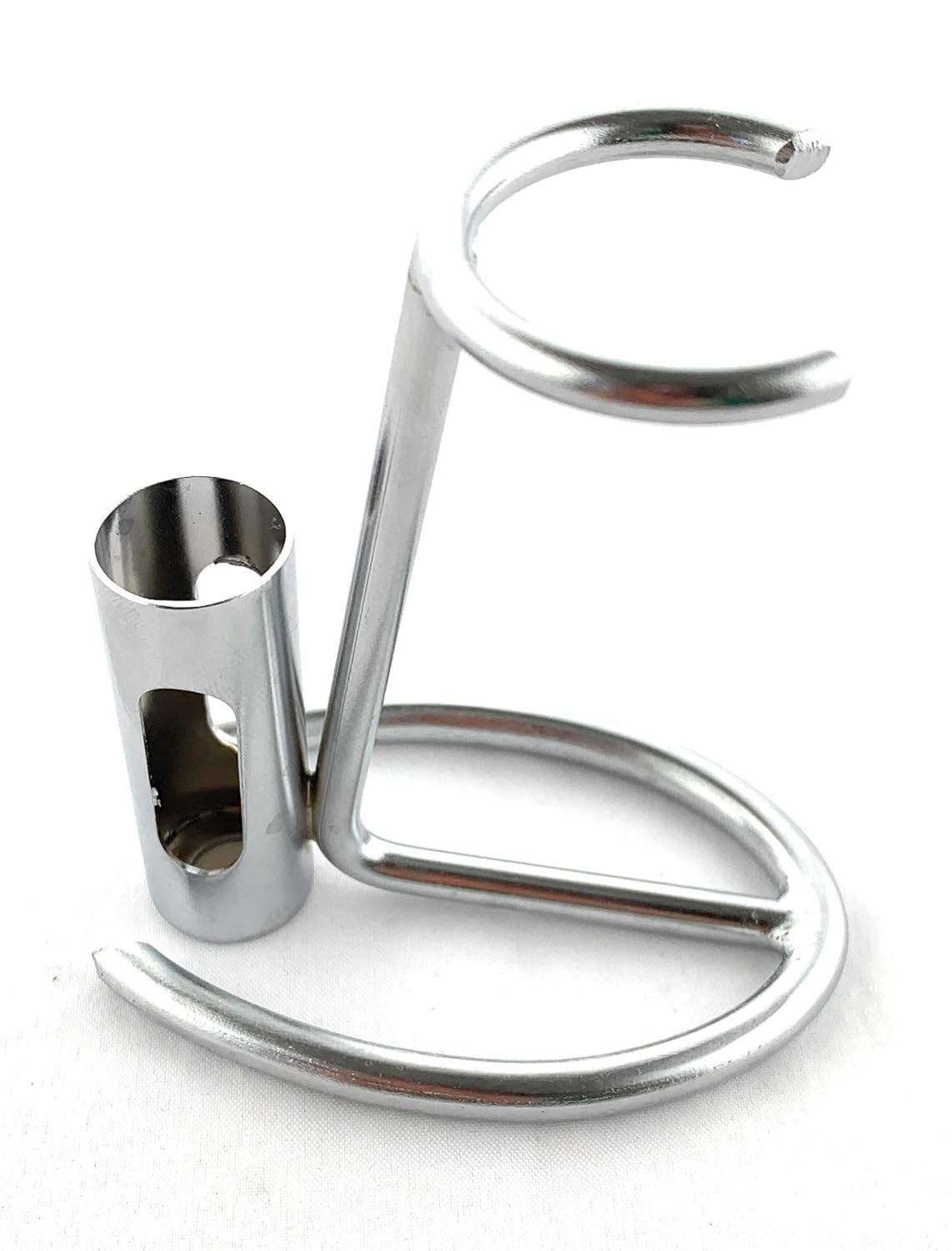 GBS Shaving Compact Brush & Razor Stand .5" Opening for Razor Fits DE, Straight Compatible w/Gillette Brush Opening .75" will fit most brushes Knot size 20-24 mm Tooth Brush holder Make-up brush