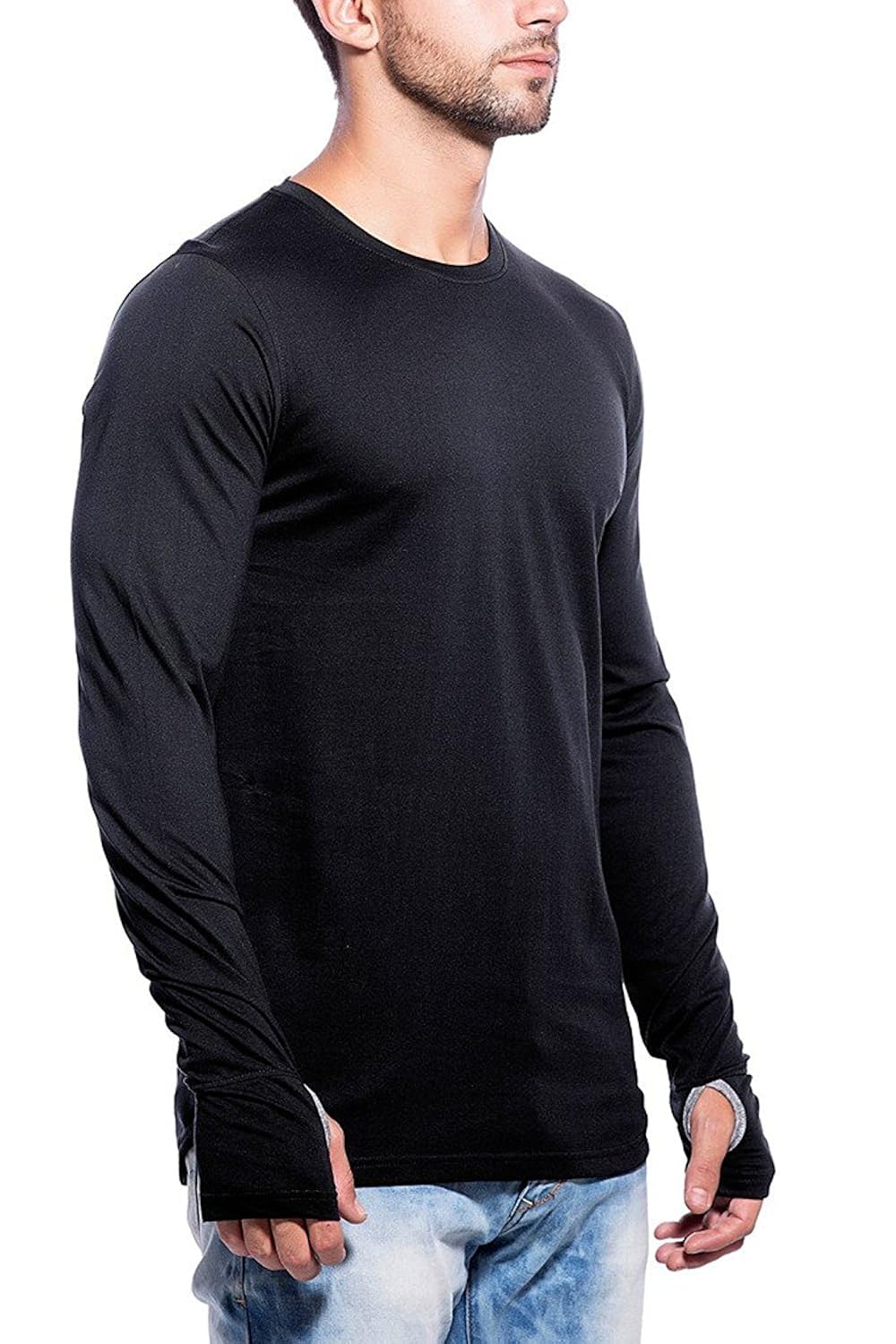 try this men's cotton long sleeve top (merged_black)