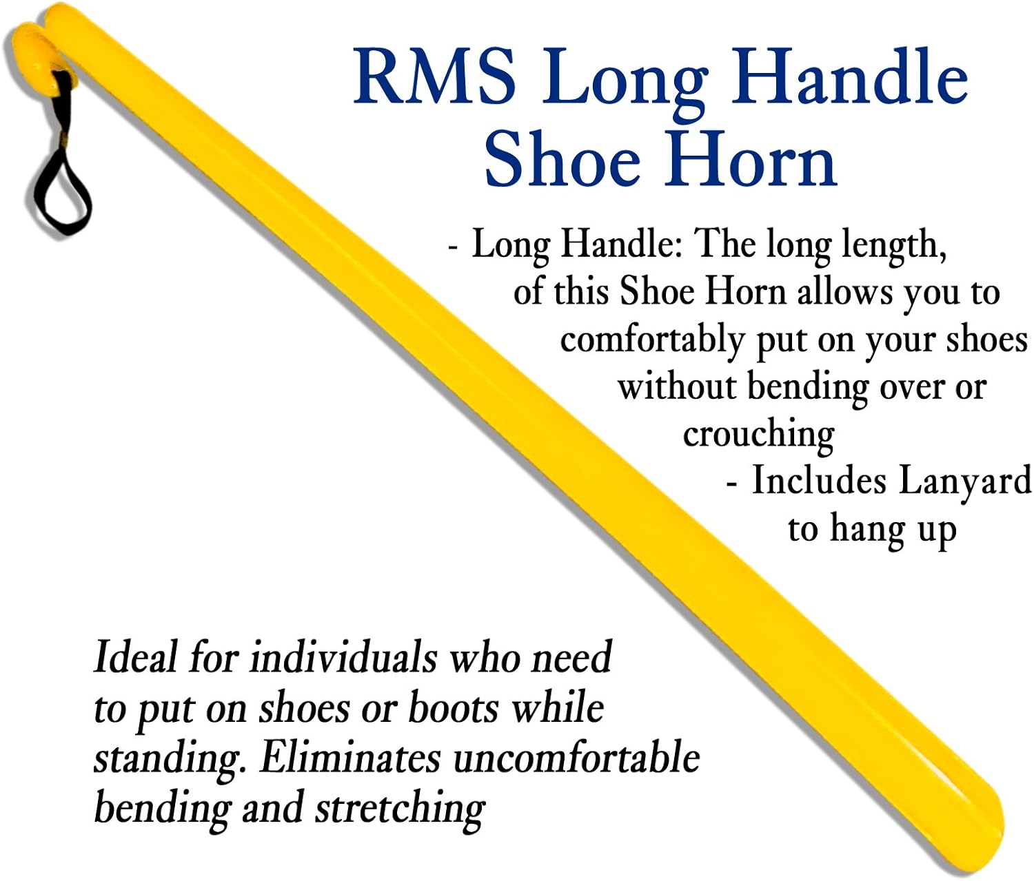 RMS Hip Knee Replacement Kit - Ideal for Recovering from Hip Replacement, Knee or Back Surgery, Mobility Tool for Moving and Dressing (32 Inch Reacher): Health & Personal Care