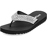 EZSURF Women's Cushion Flip-Flops Orthotic Comfortable Yoga Mat Thong Sandals With Arch Support