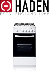Haden 50cm Gas Cooker White 4 Burner Hob Conventional Oven Grill LPG Kit view 7