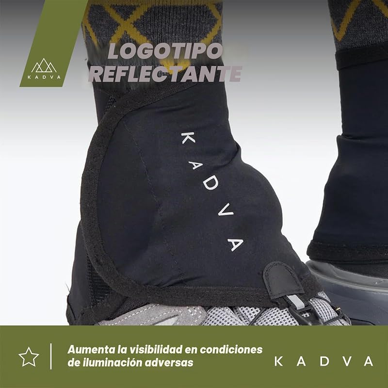 Nego Polainas de Nieve, Adultos Unisex, Negro, Talla única