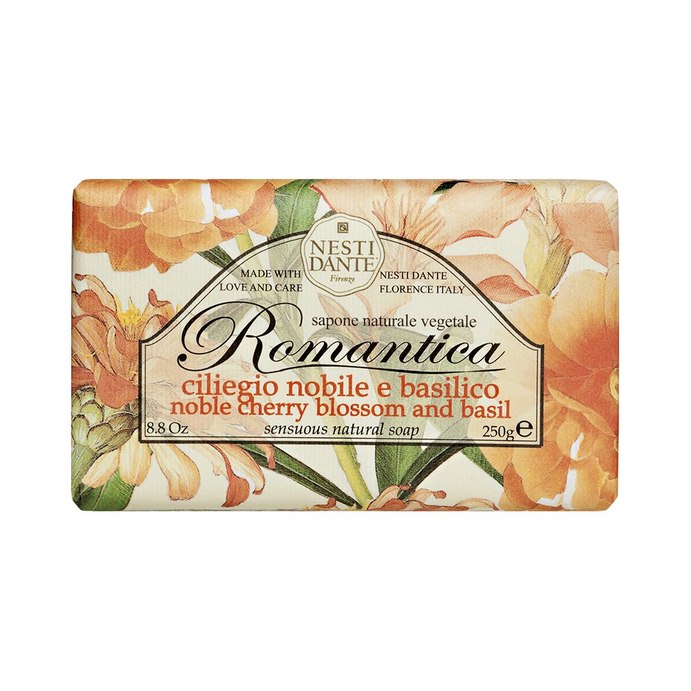 NESTI DANTE Romantica, Cherry Blossom & Basil Soap 250 g — image 1