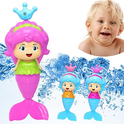 wind up mermaid bath toy