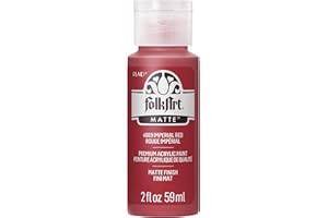 FolkArt Acrylic Paint in Assorted Colors (2 oz), , Imperial Red
