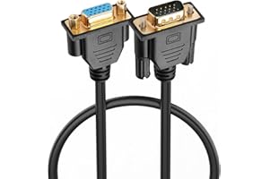 PNGKNYOCN VGA Extension Cable,15 pin 1080P Full HD VGA Male to Female Monitor Video Cable for Computer PC Monitor Laptop TV P