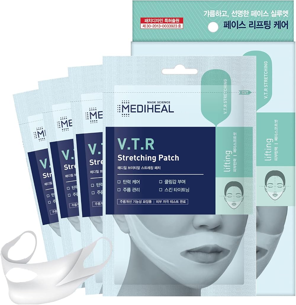 Mediheal VTR Stretching Patch Face Lifting Tightening Mask Sheet 4pcs Anti-Aging