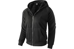 LAIWANG Boy's Zip Up Hoodie Heavyweight Winter Sweatshirt Fleece Sherpa Lined Warm Jacket