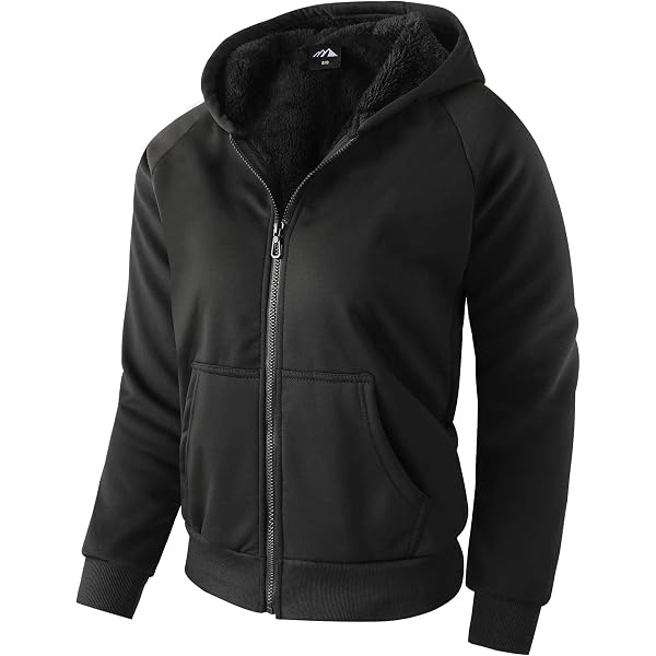 Forro Polar Con Capucha Para Hombre - Abrigado, Resistente Al Viento, Cremallera, Ideal Invierno Y Moto