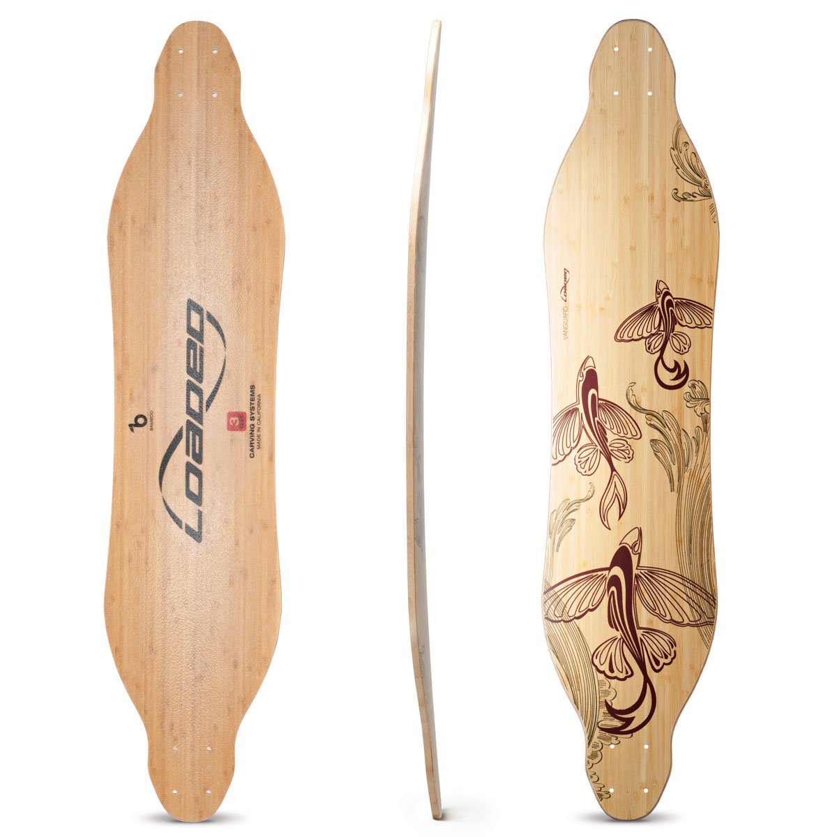 Loaded Boards Vanguard Bamboo Longboard Skateboard Deck Amazon.es
