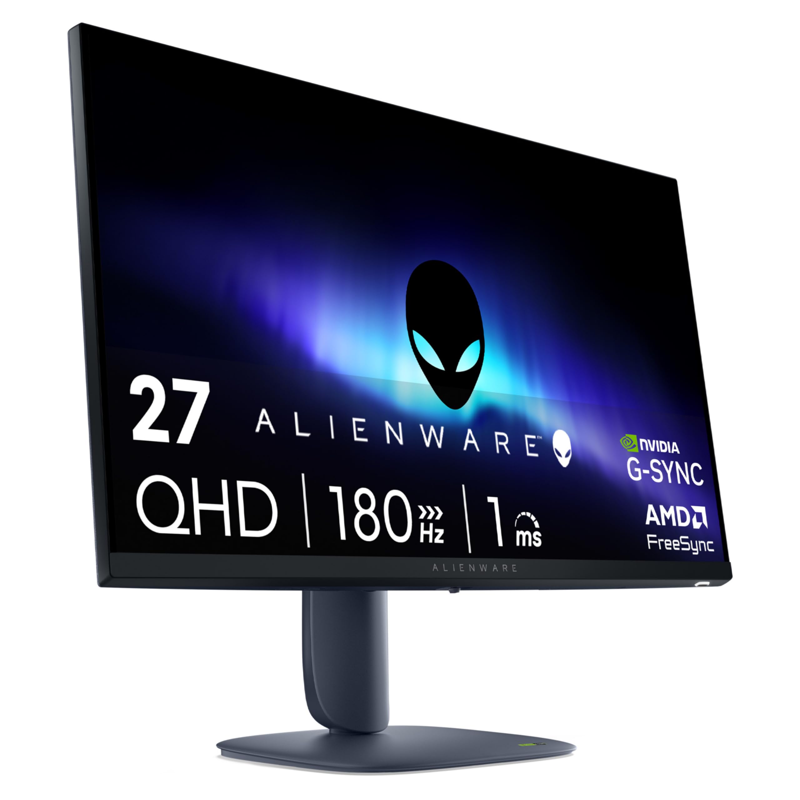 Monitor para juegos Alienware 27 - AW2725DM - Pantalla QHD de 27 pulgadas, 180 Hz, 1 ms, IPS, NVIDIA G-SYNC, AMD Freesync, VESA AdaptiveSync.
