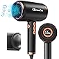 Hair Dryer, BeauPro 1500W Professional Negative Ionic Blow Dryer with LED Display & Three-Color Aperture, Stepless…
