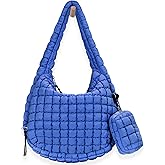 GASSDA Puffer Tote Bag for Women Large Quilted Puffy Lightweight Carryall Crossbody Tote Bag for Women
