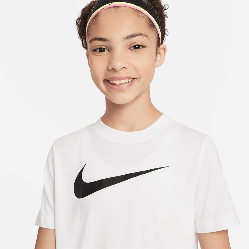 CW6941-100 Y NK DF PARK20 SS tee HBR T-Shirt Unisex White/(Black) Tamaño XS