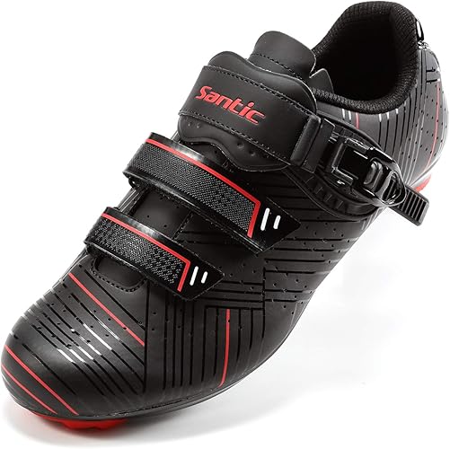 santic cycling shoes road bike shoes spin shoes with buckle